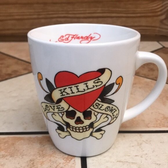 Ed hardy love kills slowly mug - Picture 2 of 7